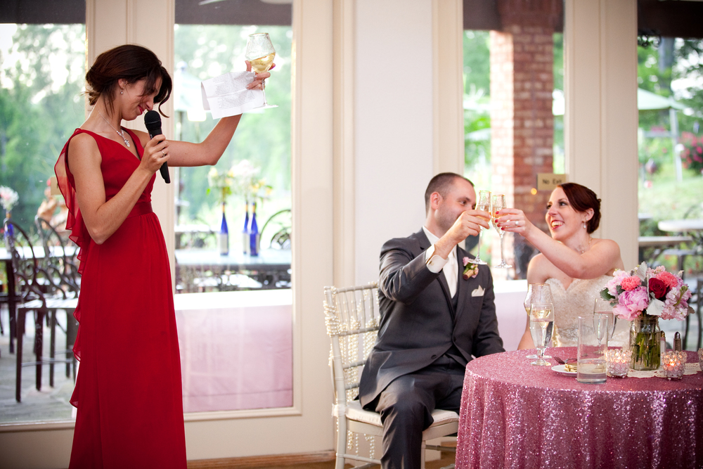  Matron of Honor toast- my sister in law, who has quickly become the little sister I never had, Laura 
