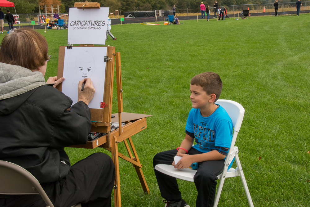  Caricatures were a hit! 