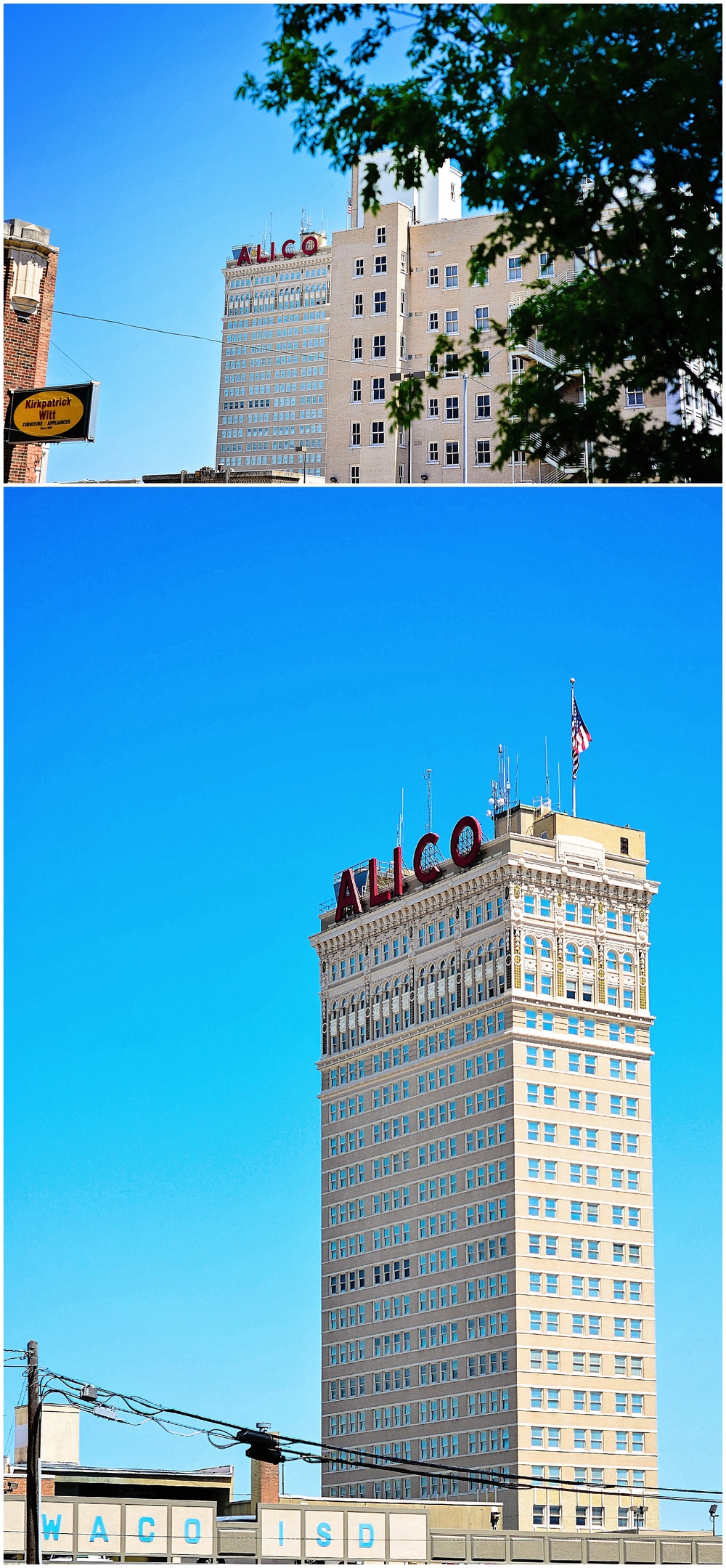  Downtown Waco, The Alico building is one of the telltale signs you are in Waco 